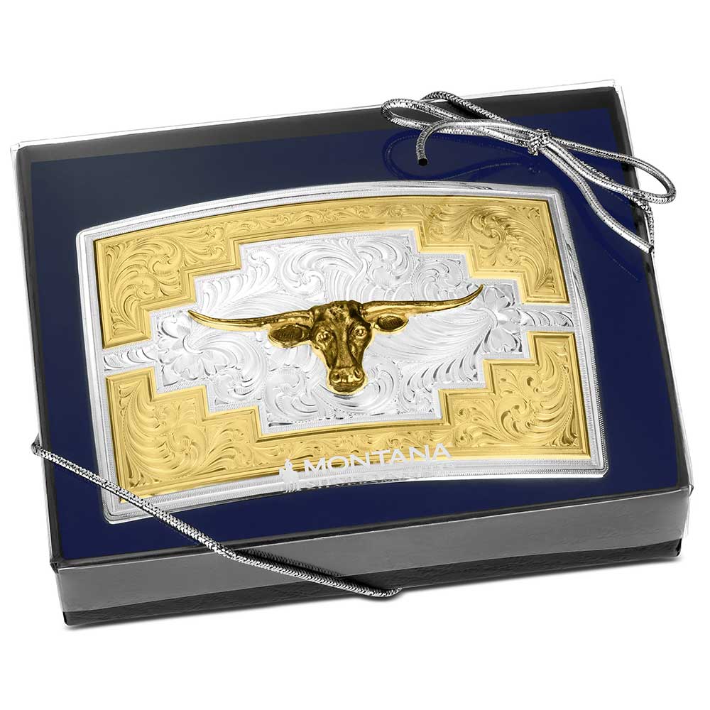 Montana Santa Fe Sunrise Buckle with Longhorn 55910-41