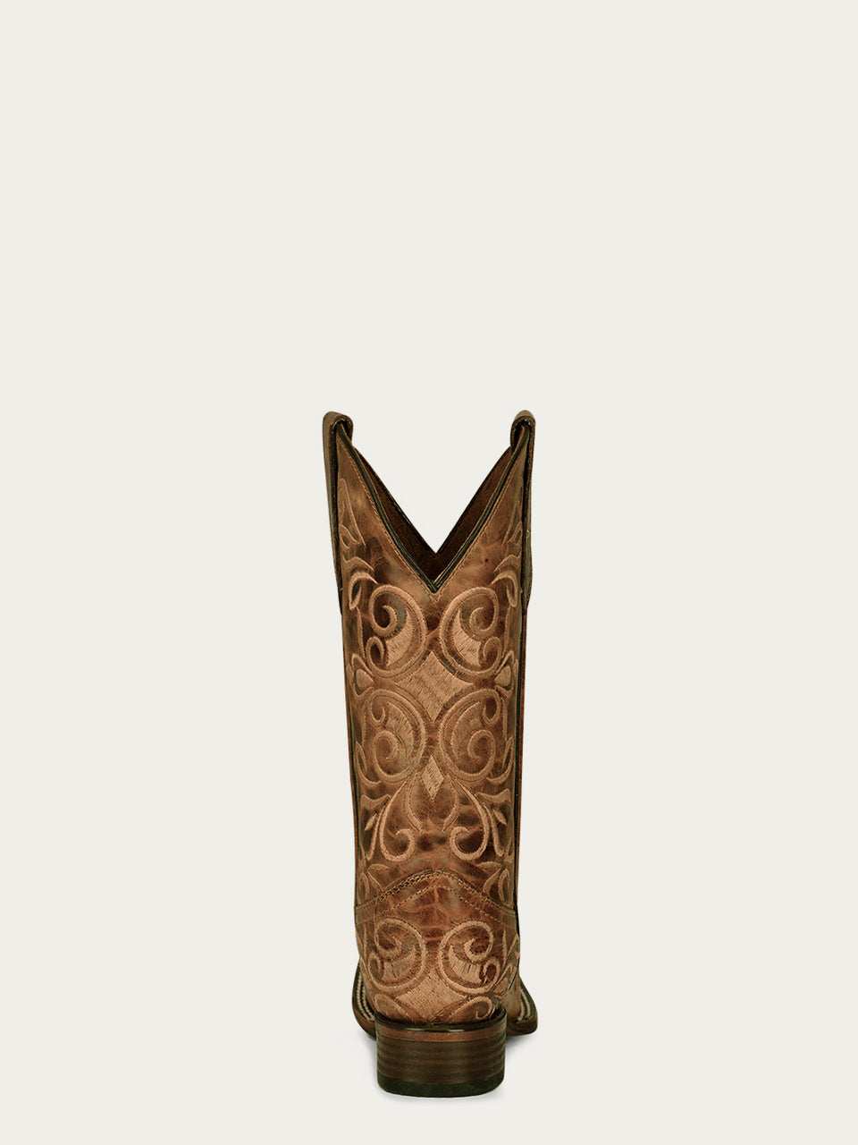 Circle G Women's Embroidery Square Toe L5795 - Honey