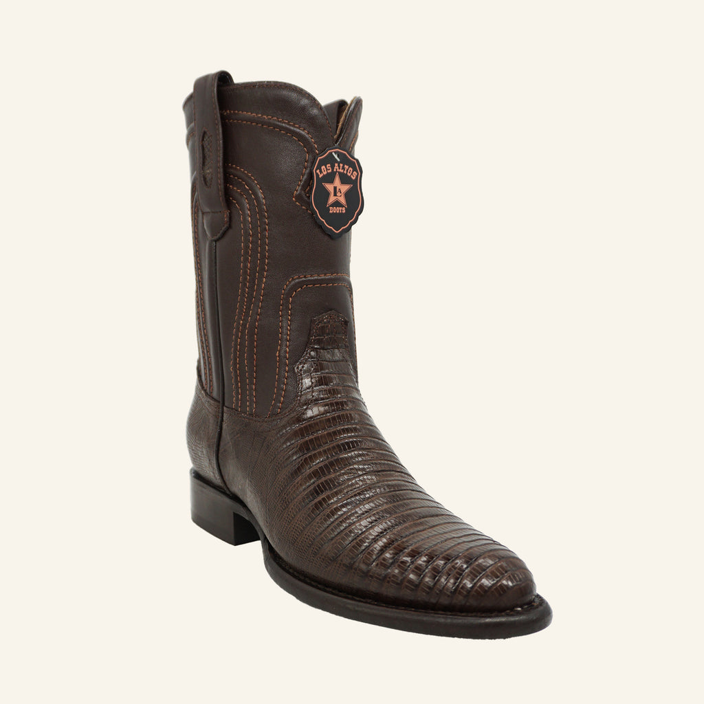 Los Altos Boots Roper Lizard 690707 - Brown