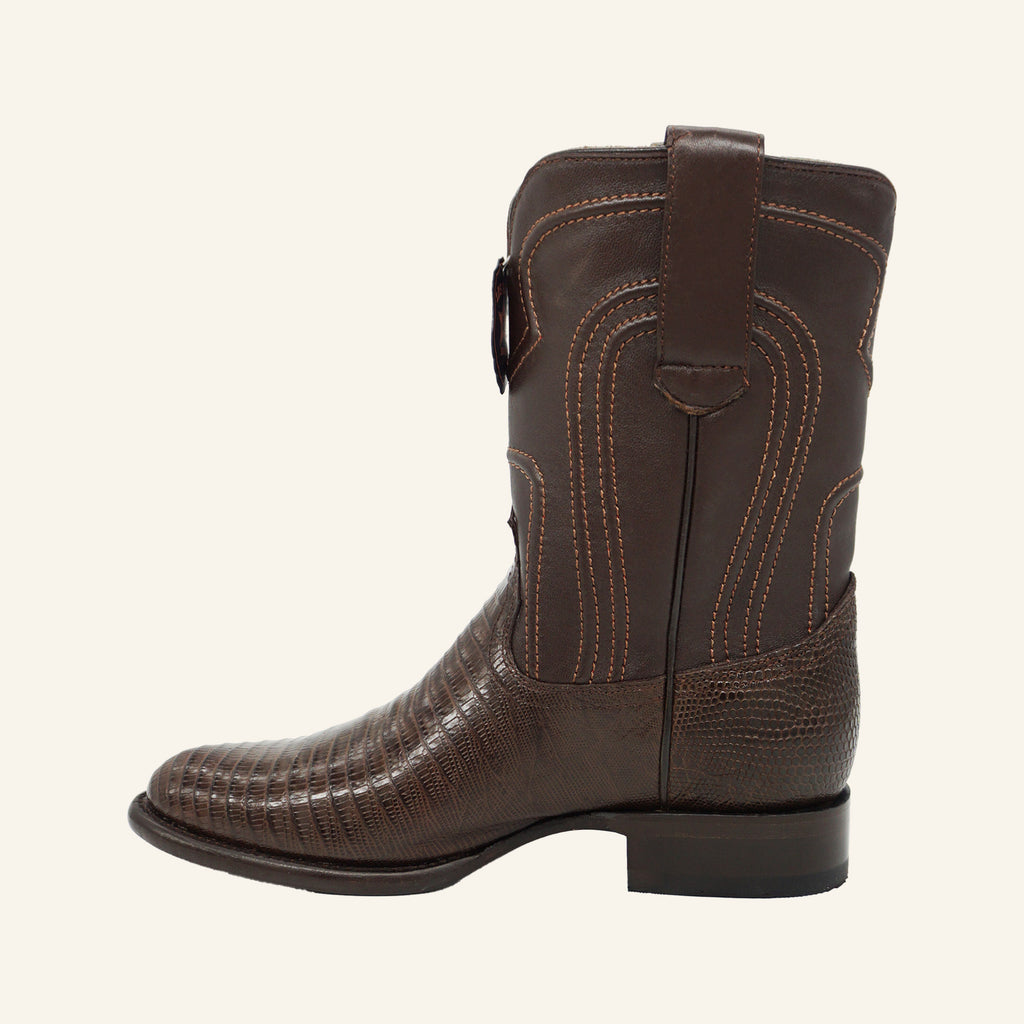 Los Altos Boots Roper Lizard 690707 - Brown