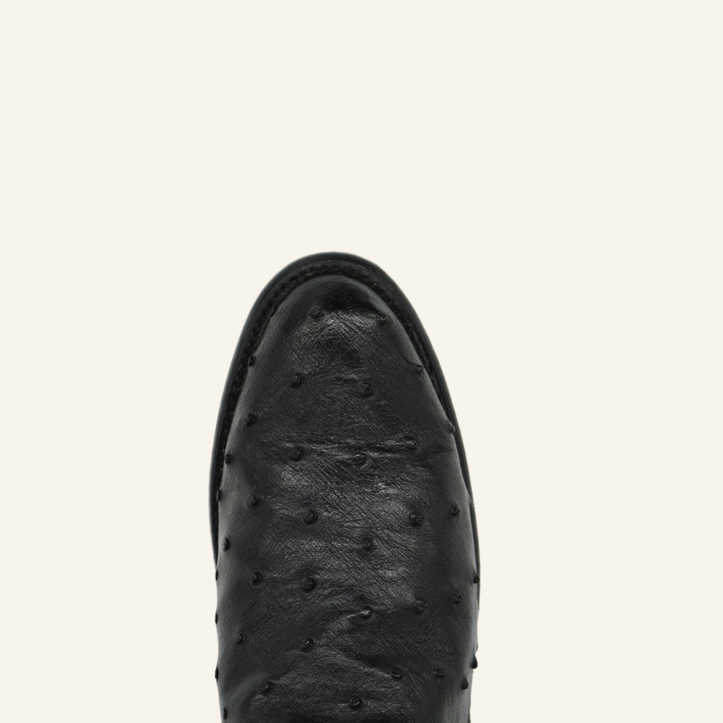 Los Altos Boots Roper Ostrich 69Z0305 - Black