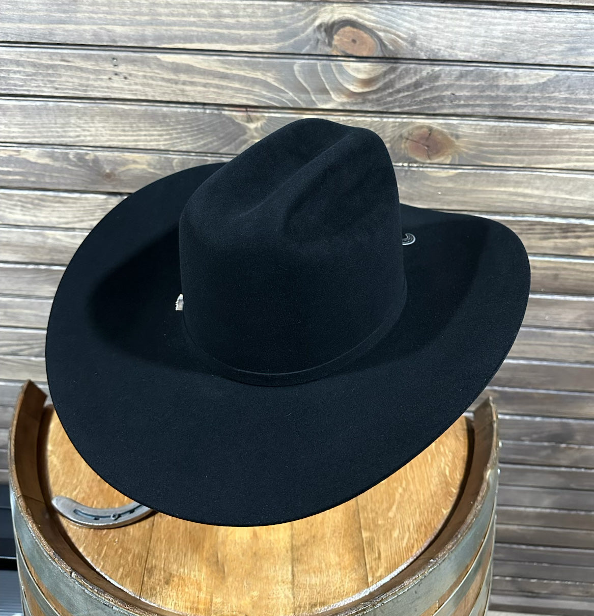 Cuernos Chuecos 1,000x King Ranch Beaver/Mink Fur Hat (Hat Carrier Included) - Black