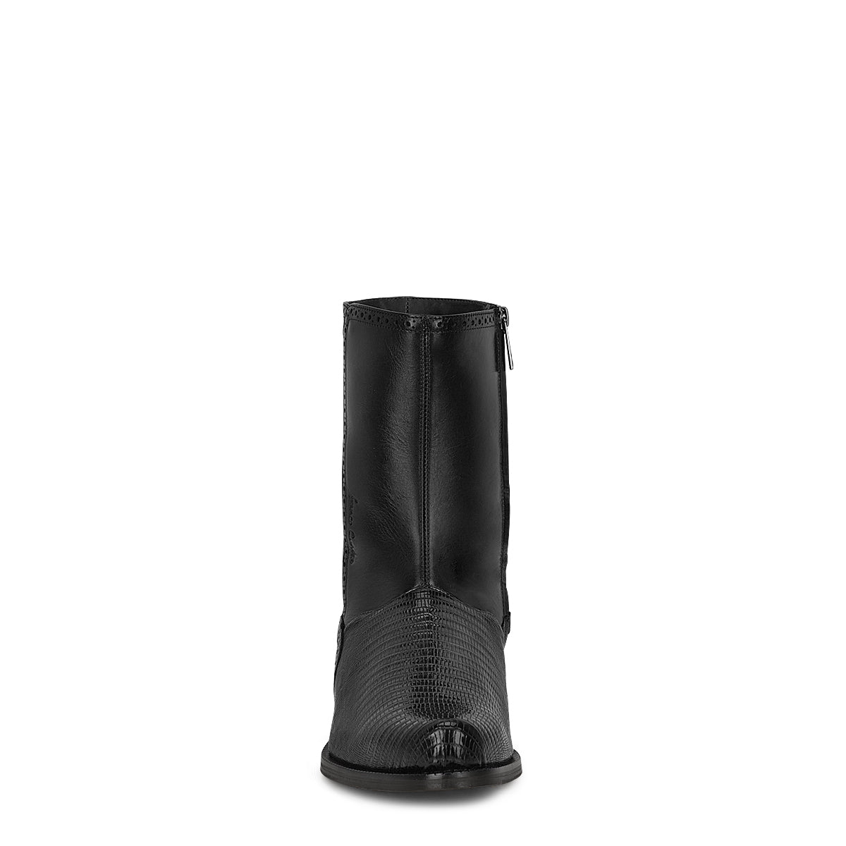 Franco Cuadra Collection Men's Lizard Short Boot FC626 - Black