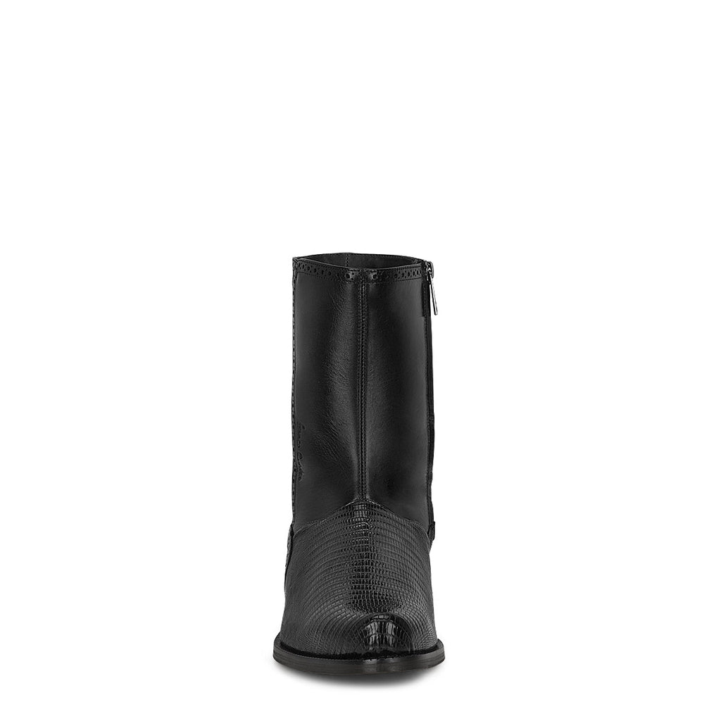 Franco Cuadra Collection Men's Lizard Short Boot FC626 - Black