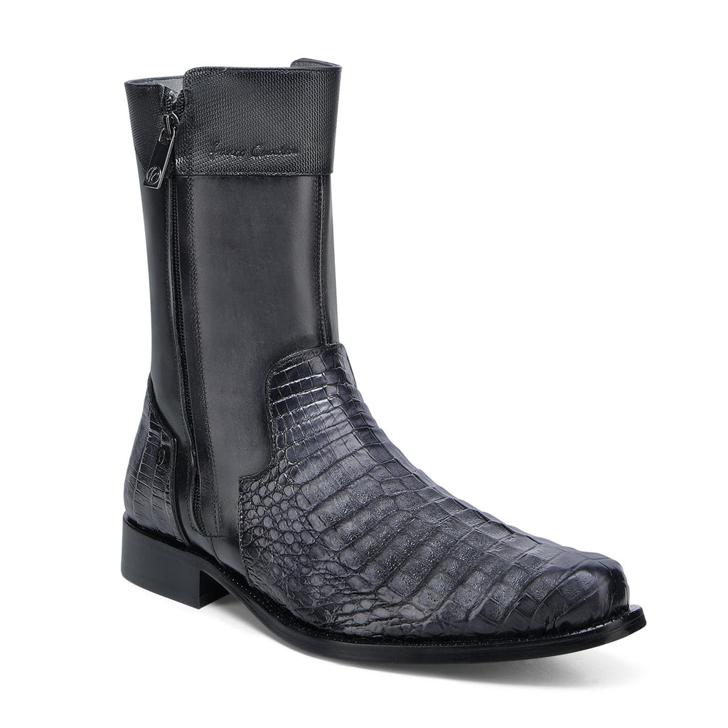Franco Cuadra Collection Men's Caiman Ankle Boot FF207 - Grey