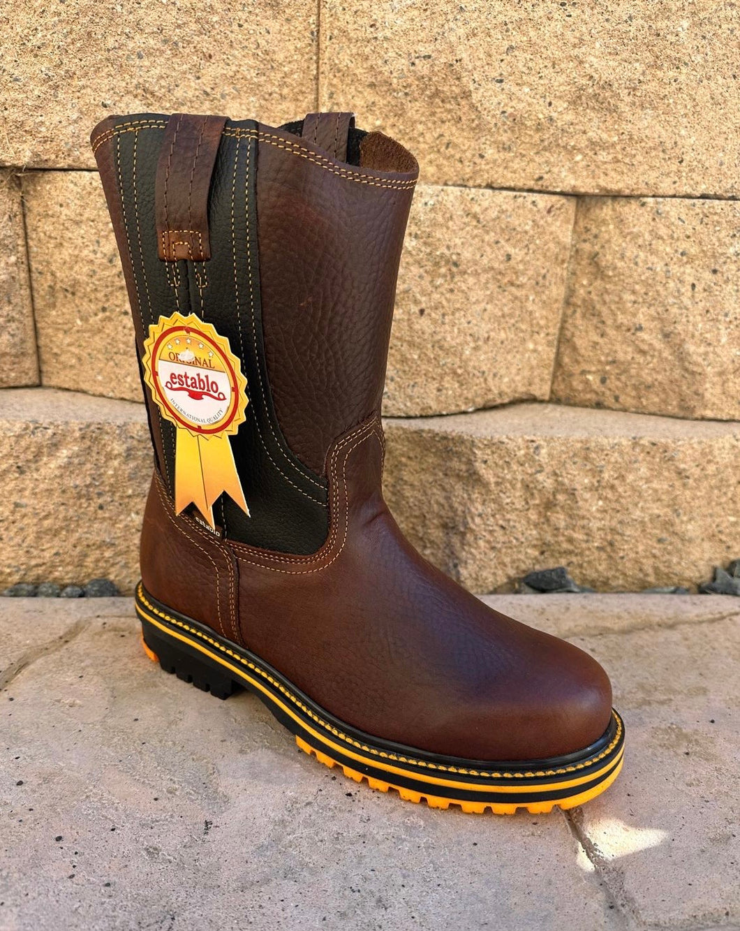 Establo Work Boot 584 - Miel Bull Fight