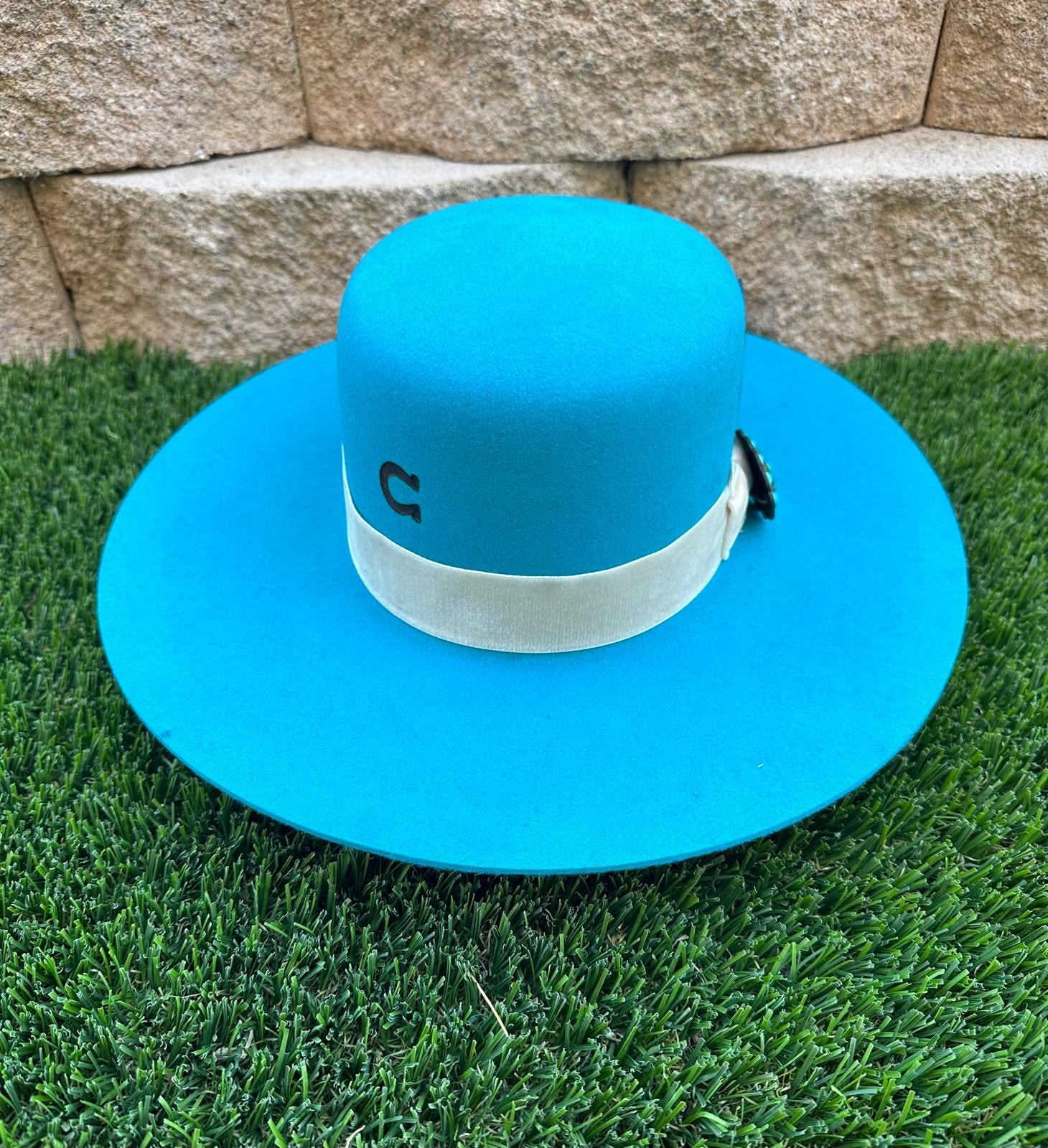 Charlie Horse "Bohemian" Women's Felt Hat - Turquoise