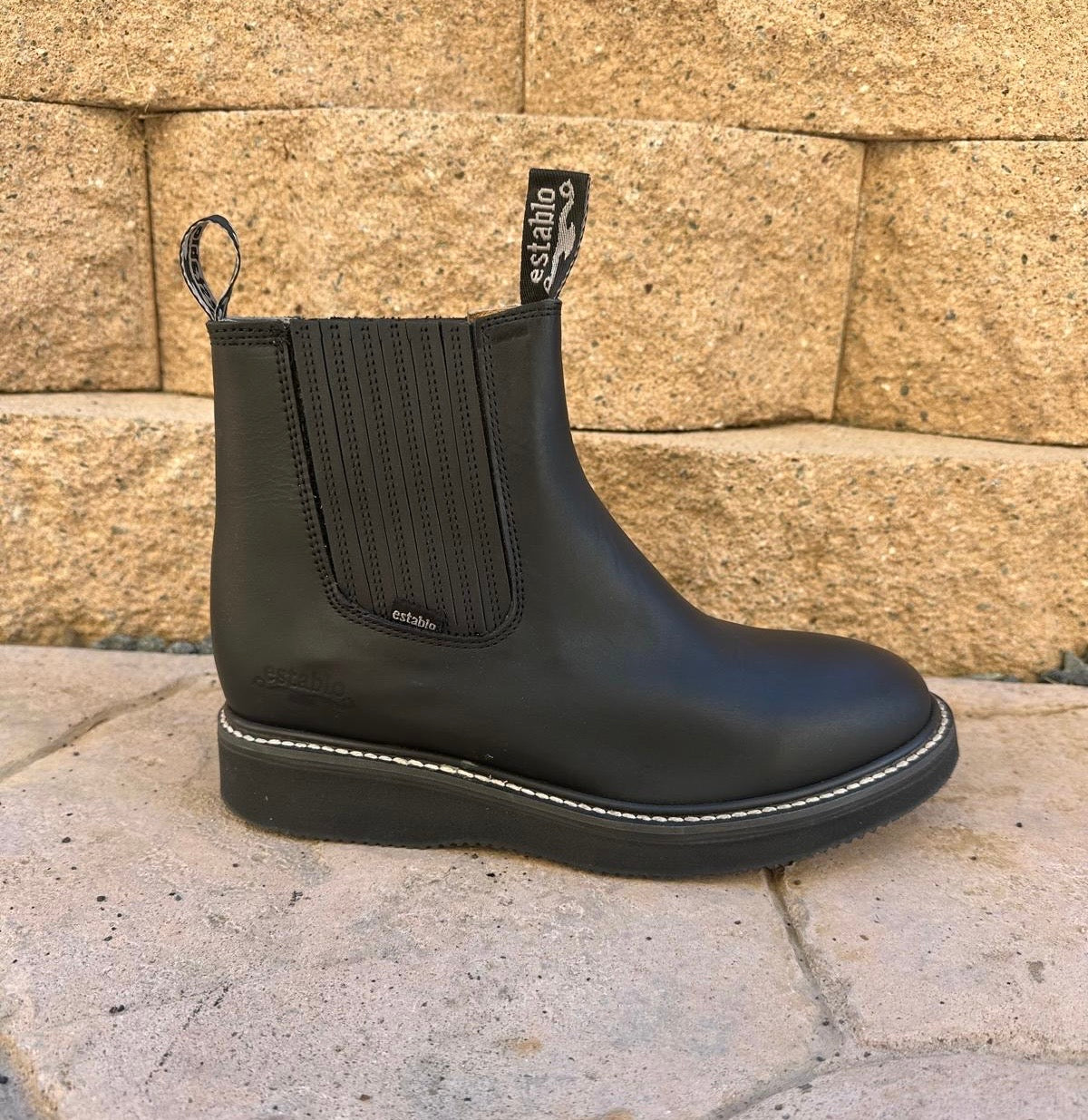 Establo Work Boot 551 - Grasso Negro