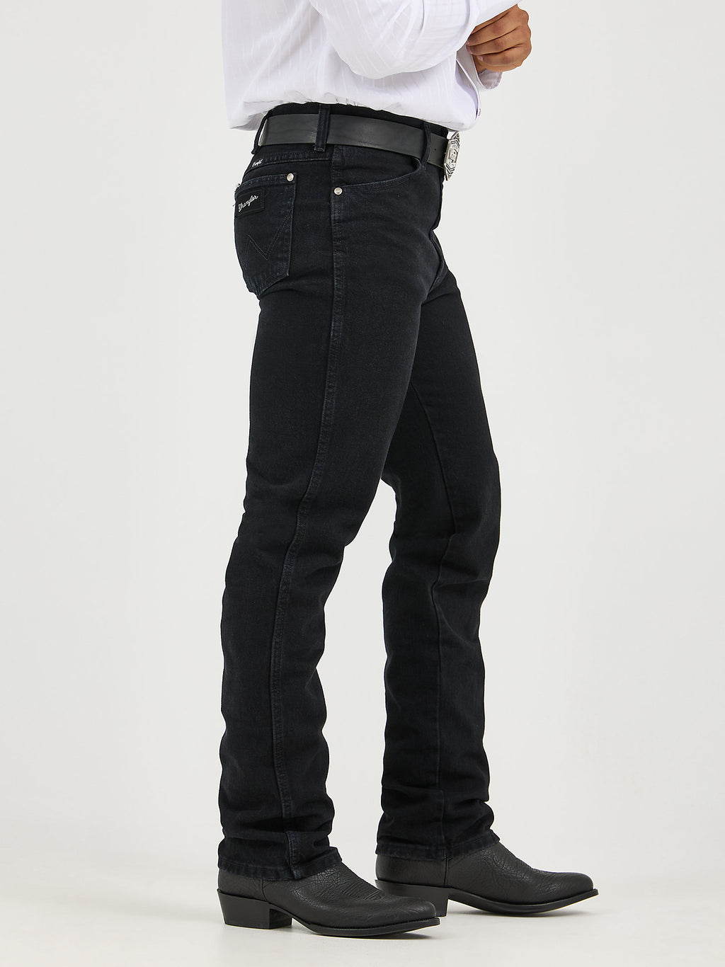 Wrangler Men's Cowboy Cut Silver Edition Slim Fit Jean 933SEWK - Black