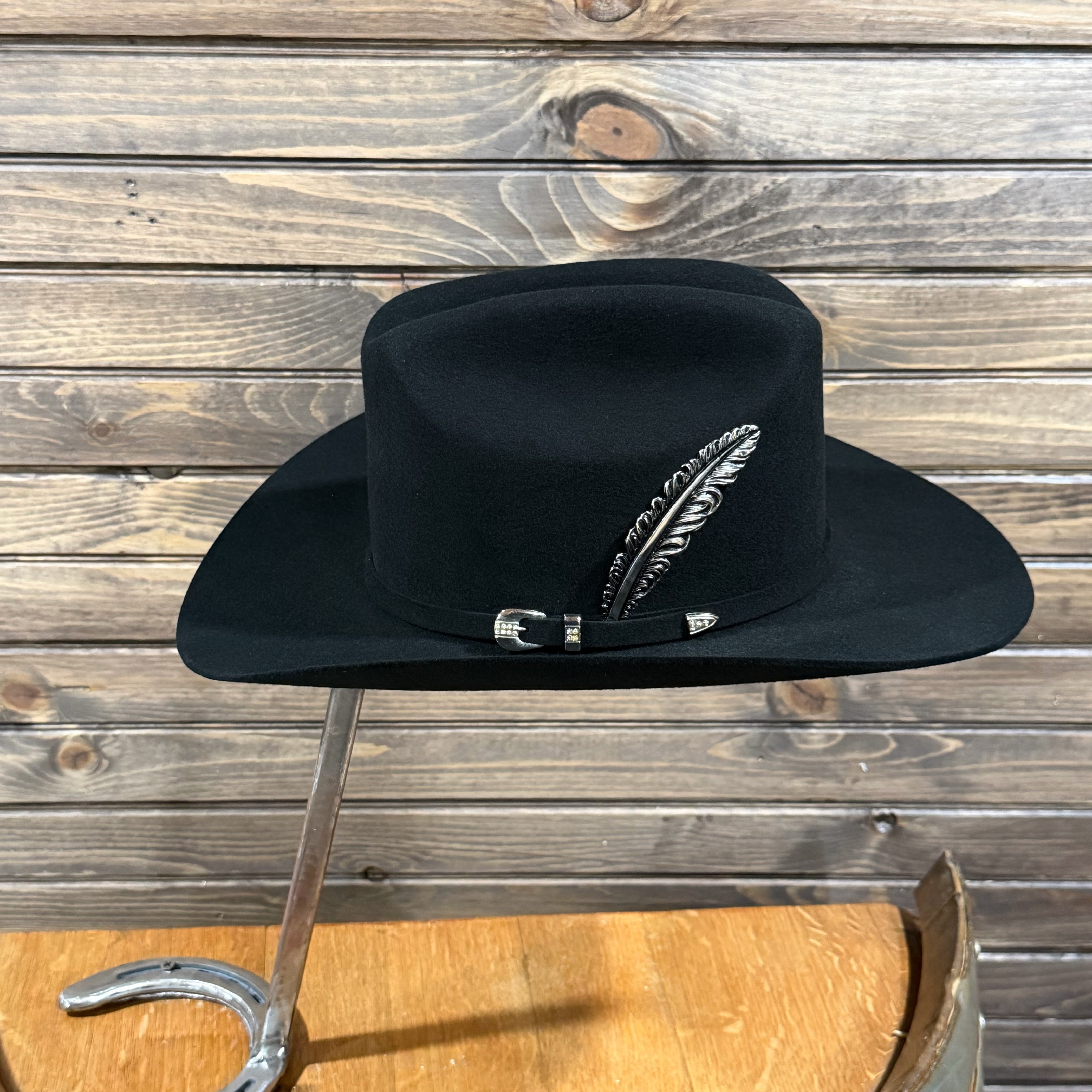 El Mayor 100x Fantasma Felt Hat - Black
