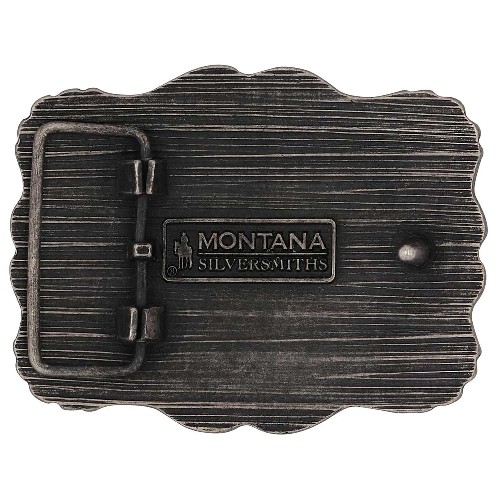 Montana Framed Longhorn Attitude Buckle A1003P