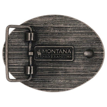 Cargar imagen en el visor de la galería, Montana Two-Tone Longhorn Attitude Buckle A1015P
