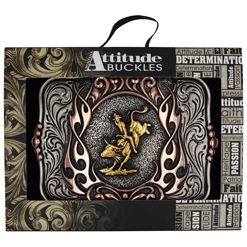 Montana Code of the West Buckle A1038P