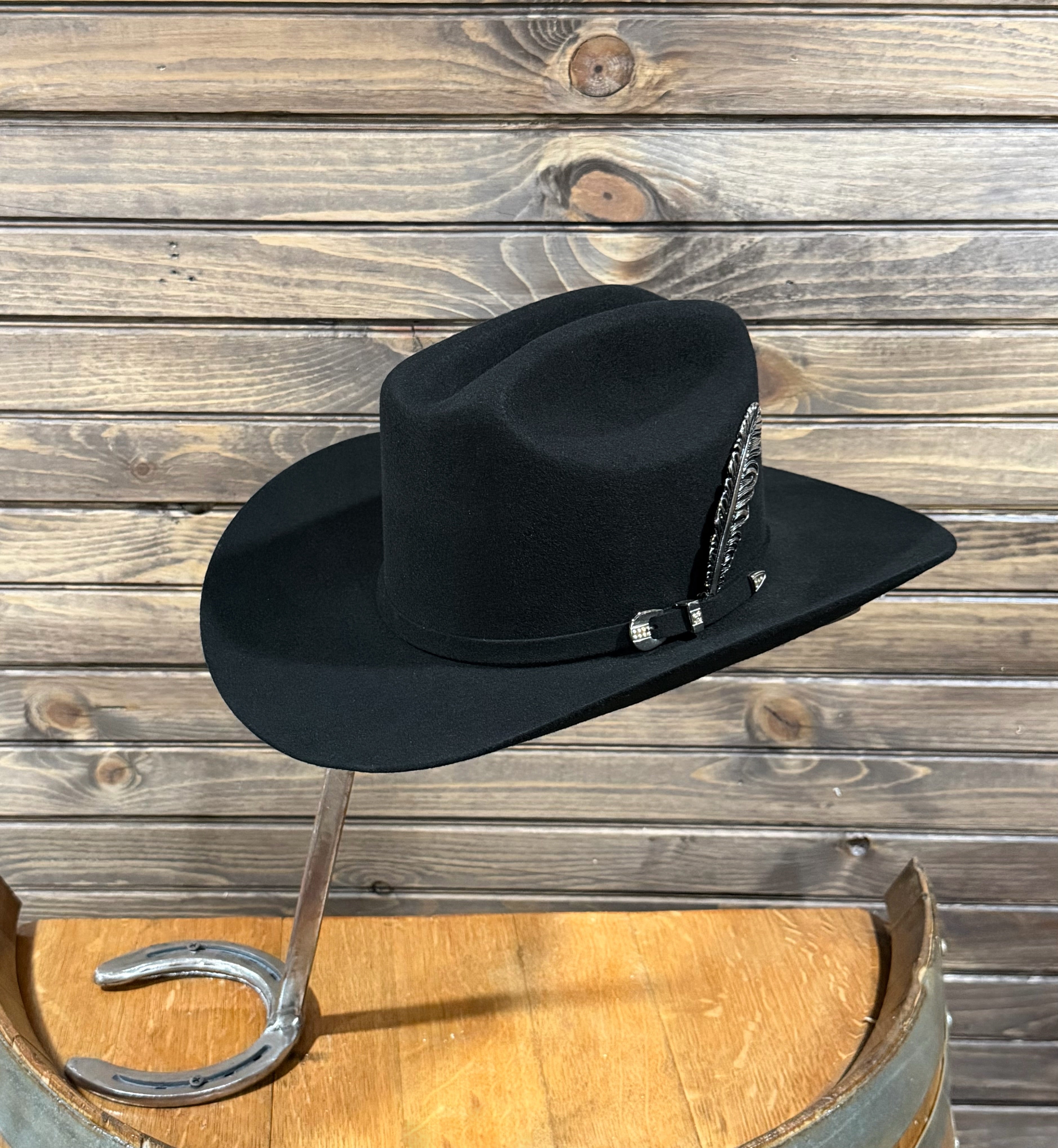 El Mayor 100x Fantasma Felt Hat - Black