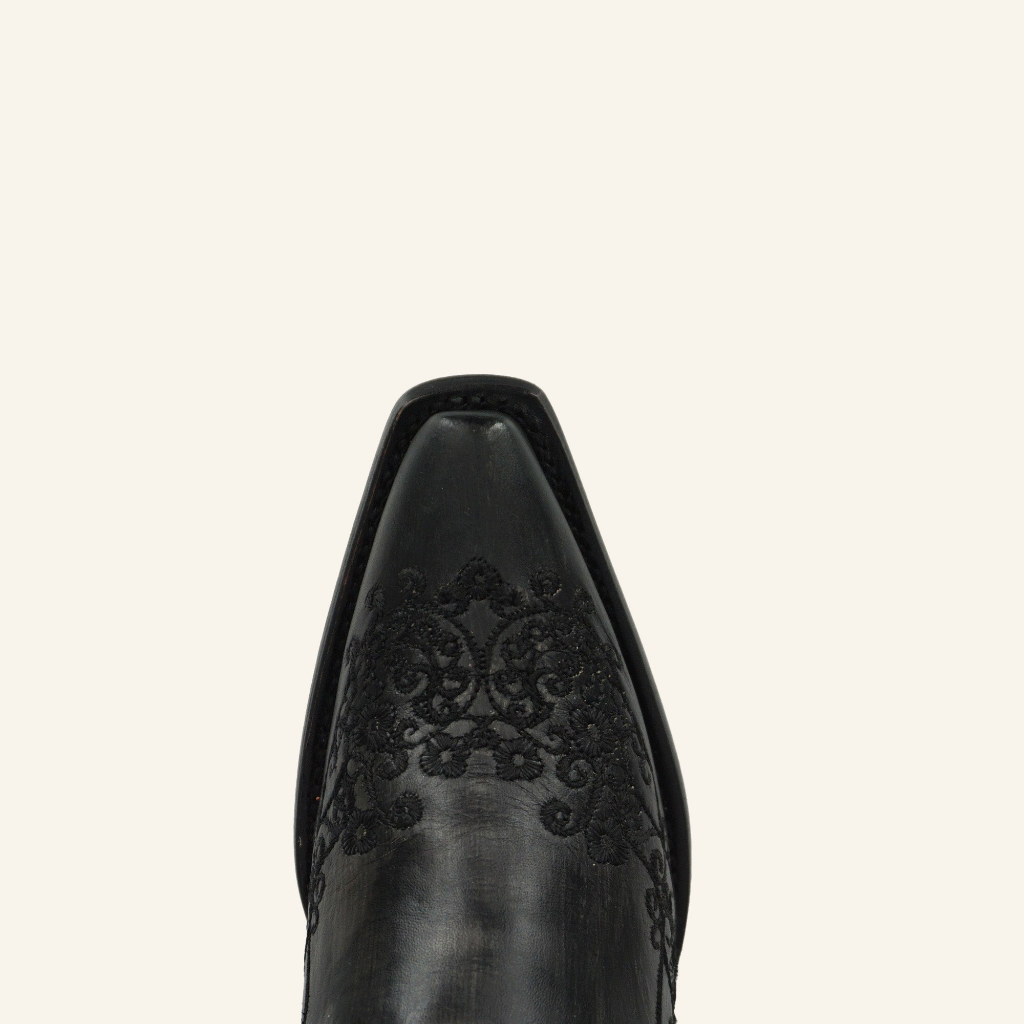 Corral Women's Floral Embroidery Boot A4800 - Black/Bone