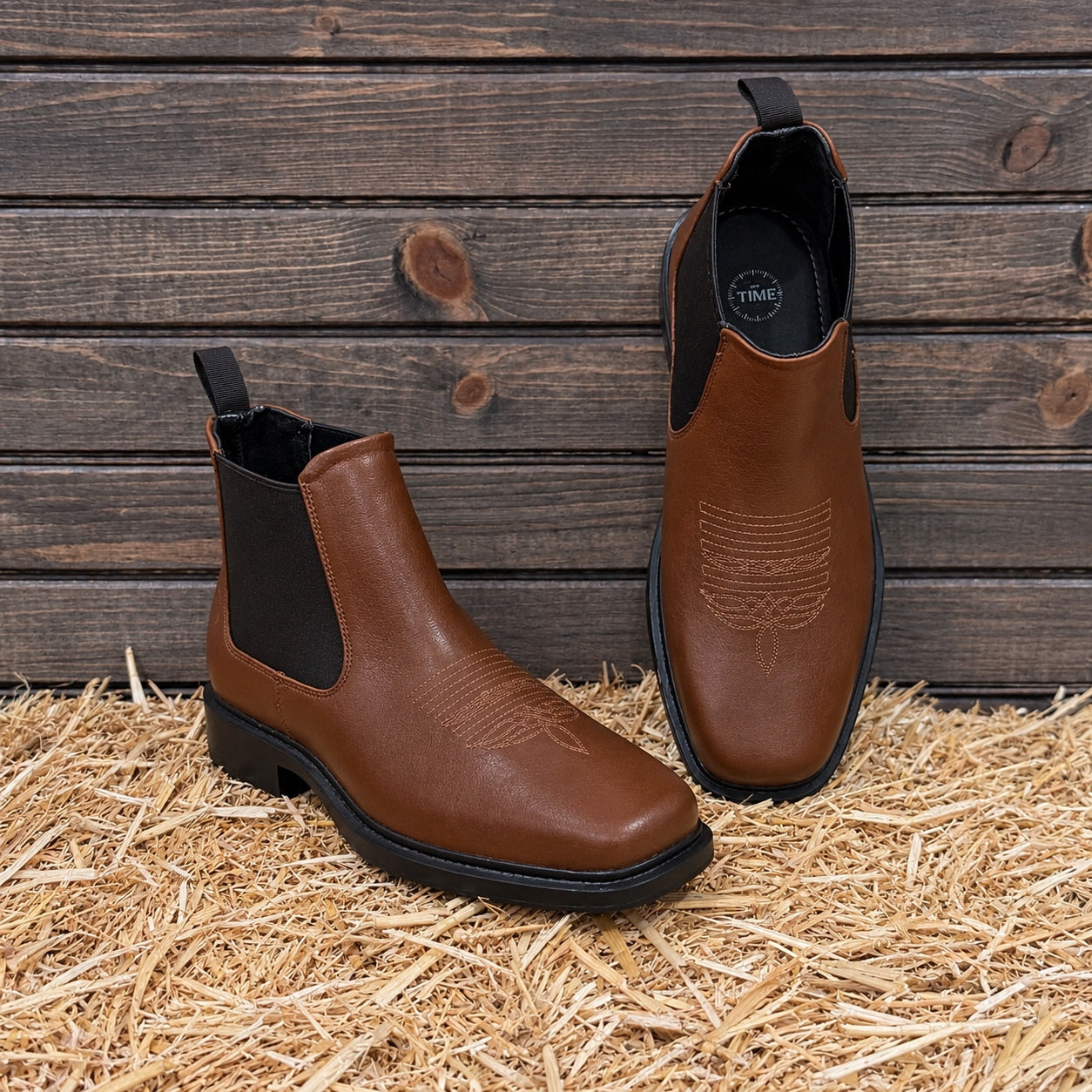 Botin Time Momo 7104 - Nuez