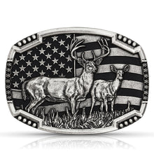 Cargar imagen en el visor de la galería, Montana Matched Pair Deer Buckle A785S
