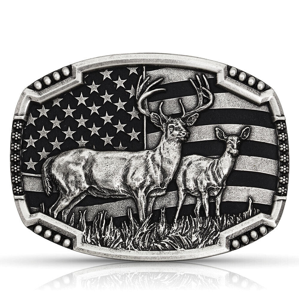 Montana Matched Pair Deer Buckle A785S