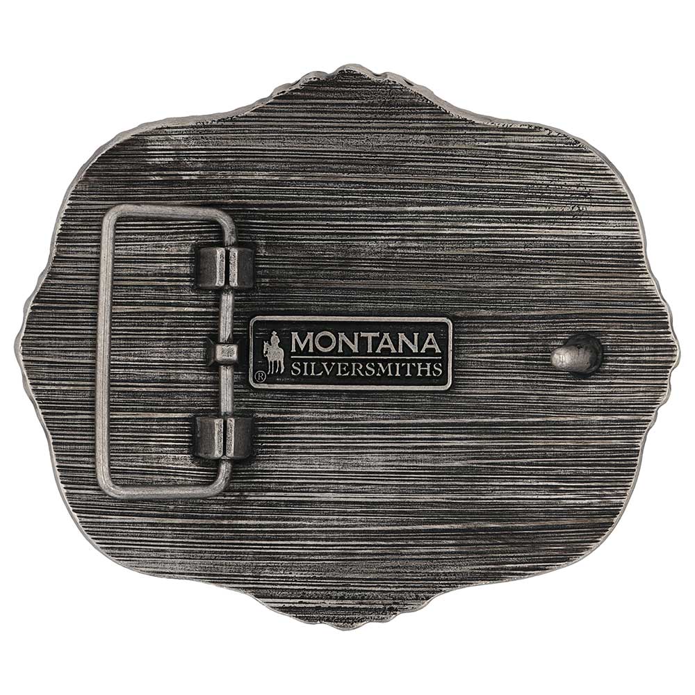 Montana Midnight Buffalo Attitude Buckle A989S