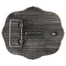 Cargar imagen en el visor de la galería, Montana Midnight Buffalo Attitude Buckle A989S
