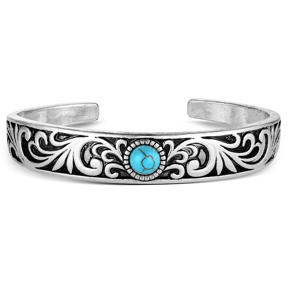Montana Whispering Peaks Turquoise Cuff Bracelet ABC6560