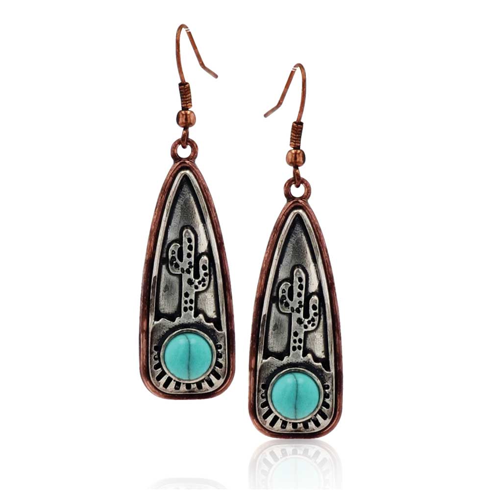 Montana Southwest Skyline Turquoise Attitude Earrings AER5561