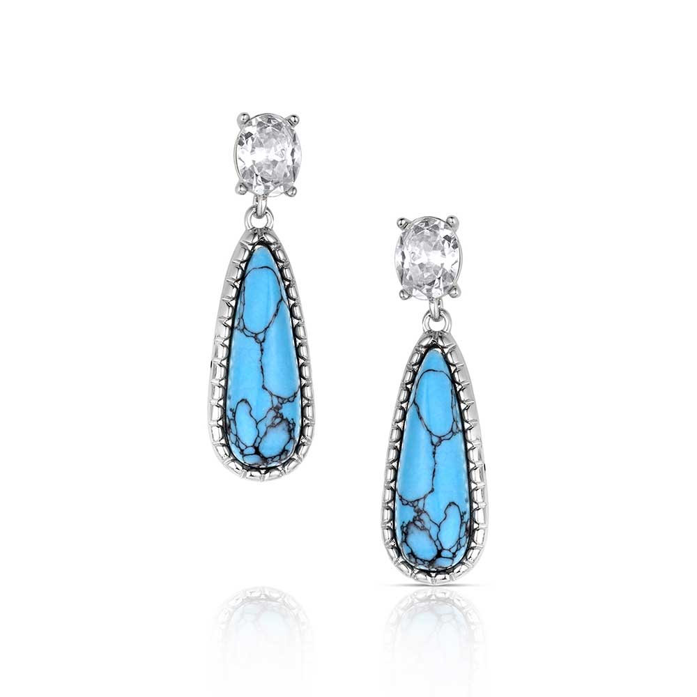 Montana Crystal Dawn Turquoise Earrings AER6556
