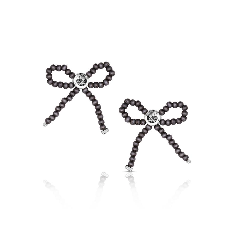 Montana Forever Tied Beaded Bow Earrings AER6558