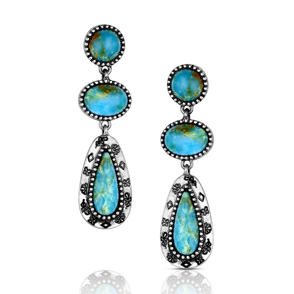 Montana Bold Horizon Turquoise Earrings AER6563