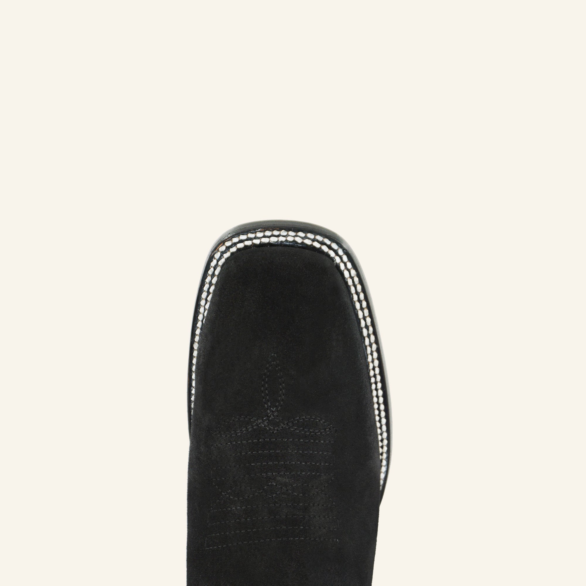 Denver Men's Alfa Suede Cowboy Boot - Black