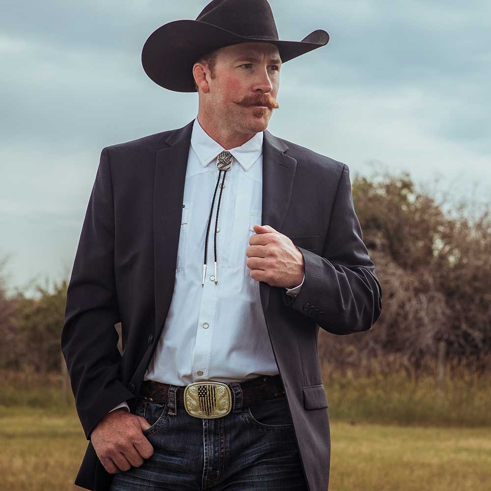 Montana American Made Tradition Bolo Tie AMBT5066MA