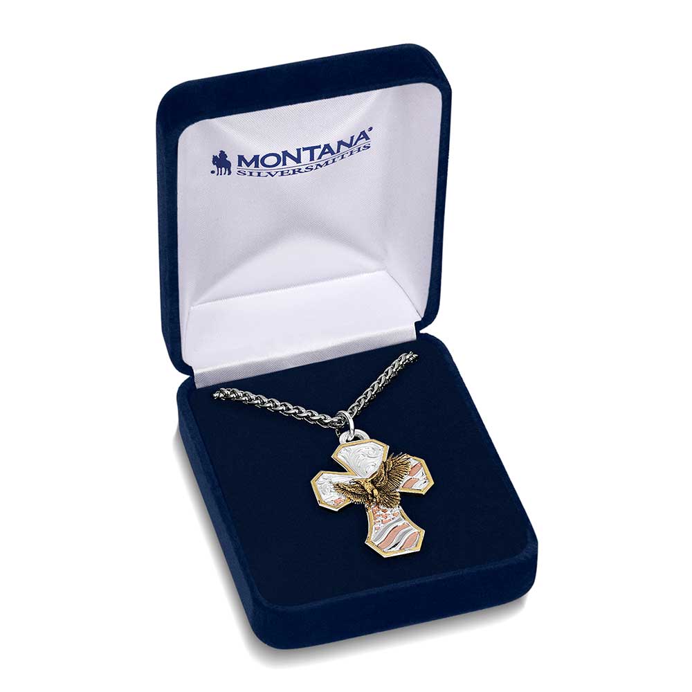 Montana High Praise American Made Cross Necklace AMNC5675