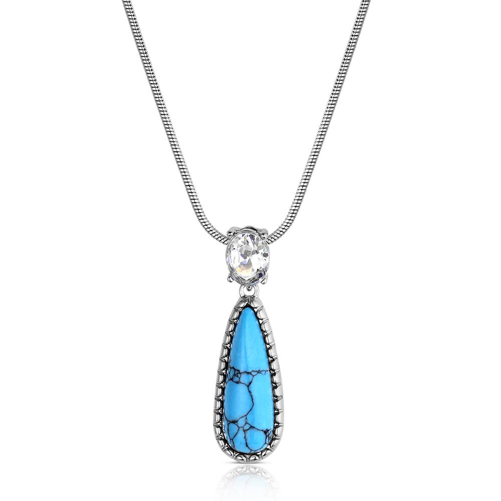 Montana Crystal Dawn Turquoise Necklace ANC6556
