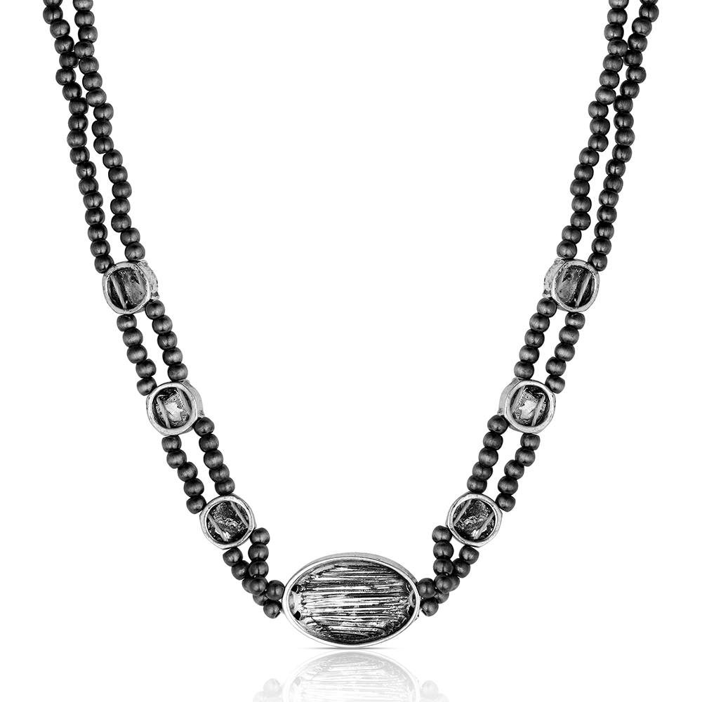 Montana Sunset Skies Beaded Necklace ANC6559