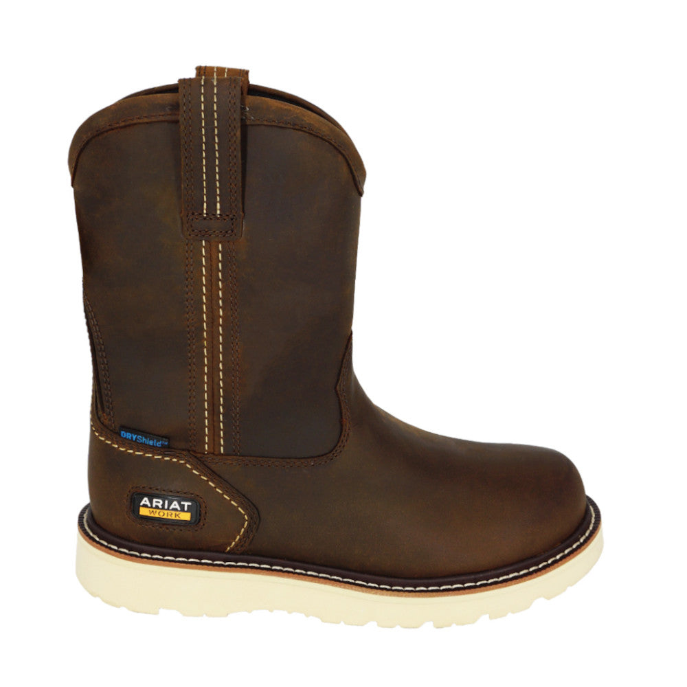 Ariat Men's Rebar Wedge Pull-On H20 10053612 - Distressed Brown
