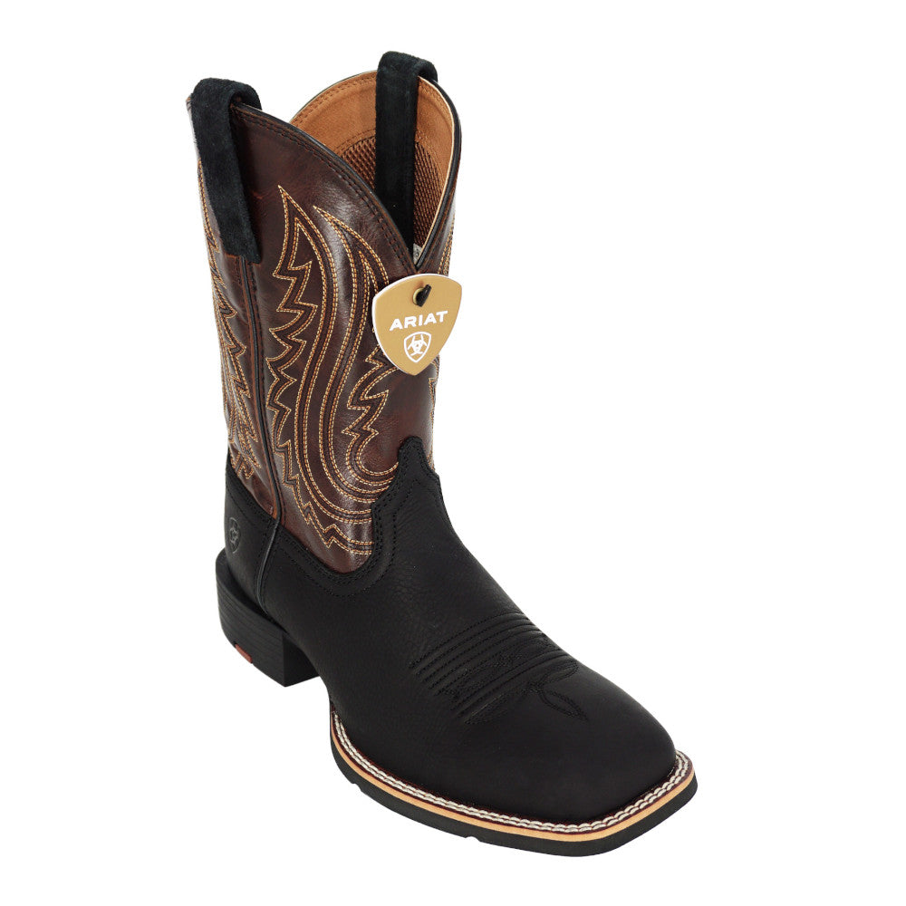 Ariat Men's Sport Big Country Wide Square Toe 10053629 - Black