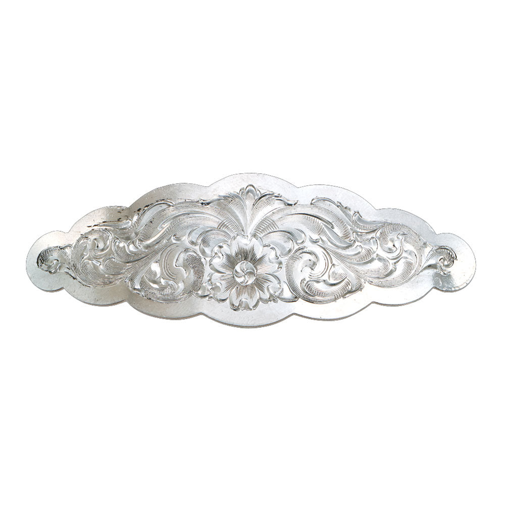 Montana Small Scalloped Montana Silver Barrette BA1211