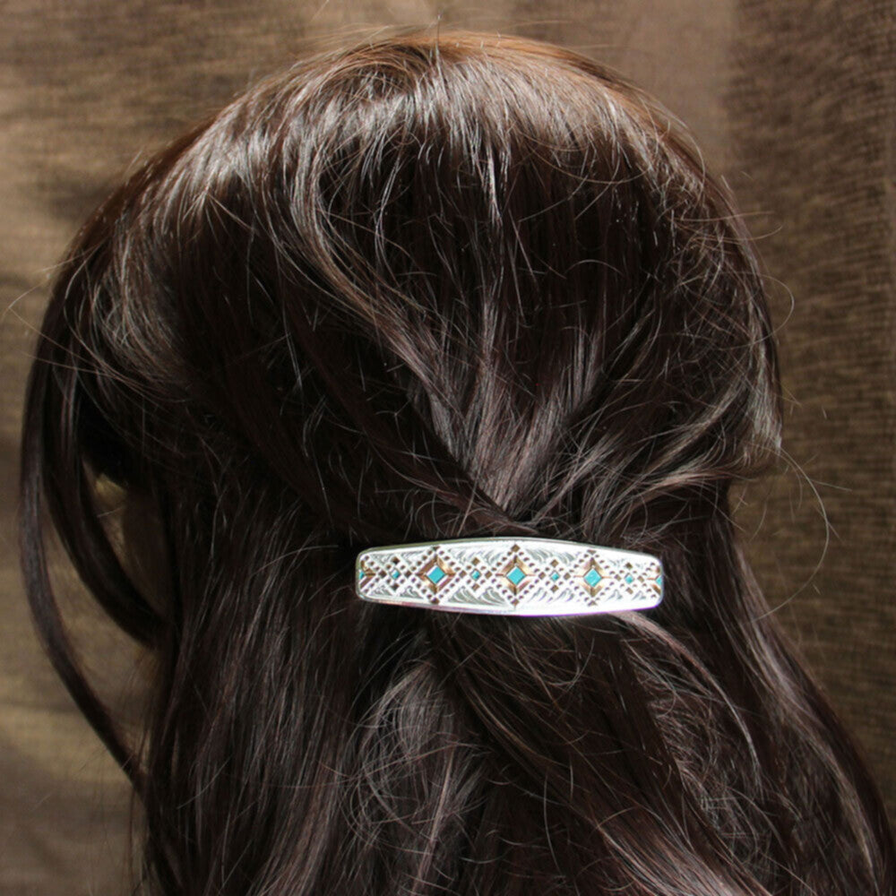 Montana Two Tone Southwestern Beats Barrette BA3713TQ