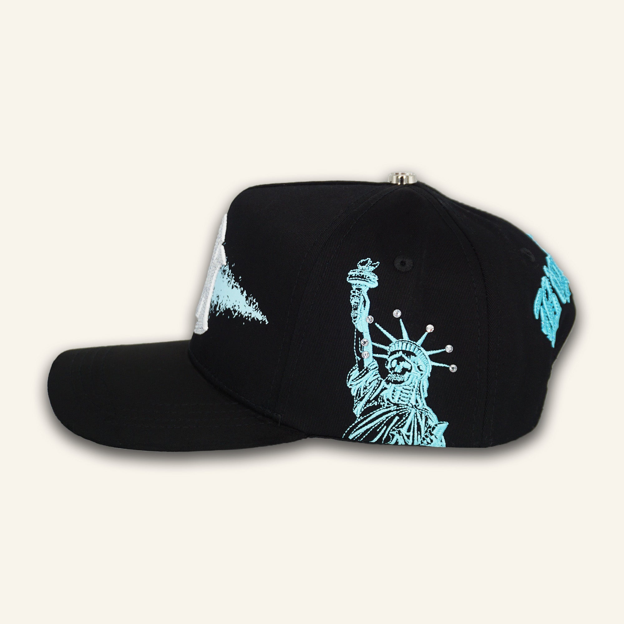 Bigg Boss NY Baby Blue/ Black Hat BB103
