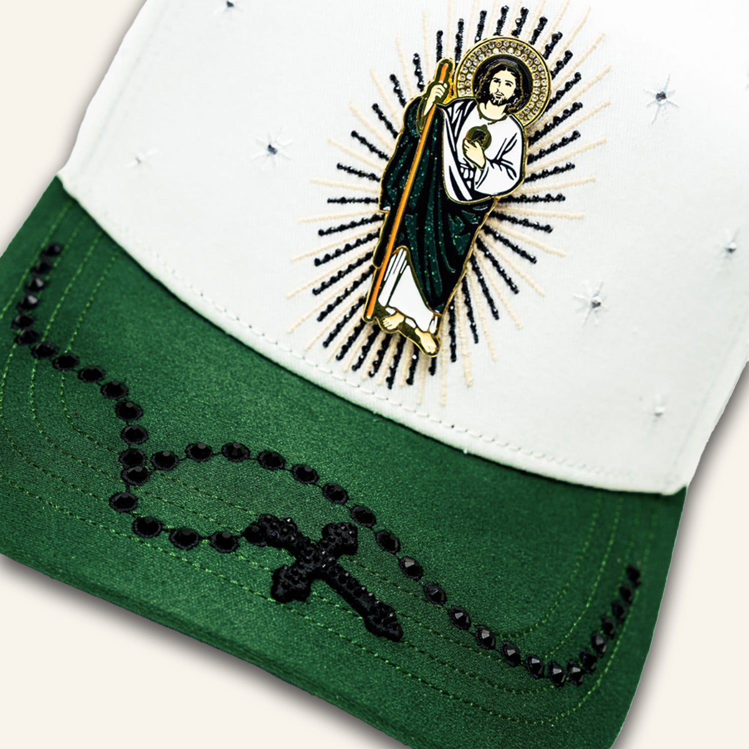 Bigg Boss San Judas Crystal White Hat BB91