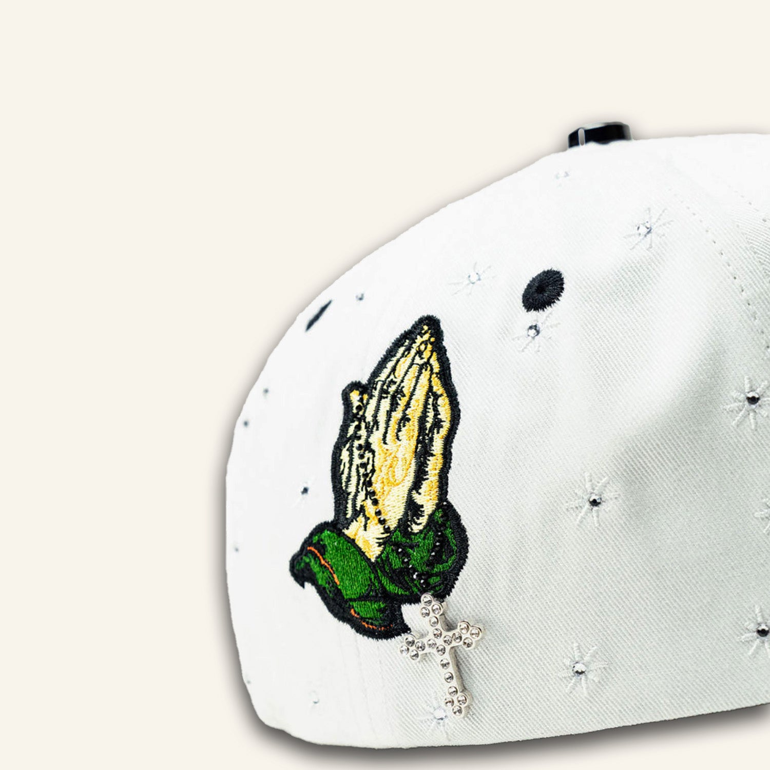 Bigg Boss San Judas Crystal White Hat BB91