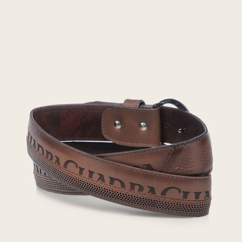 Cuadra Men's Honey Deer Laser Belt BC398