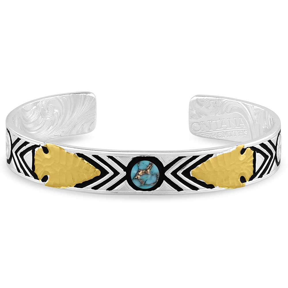 Montana Southwest Nights Arrowhead Turquoise Bracelet BC5392