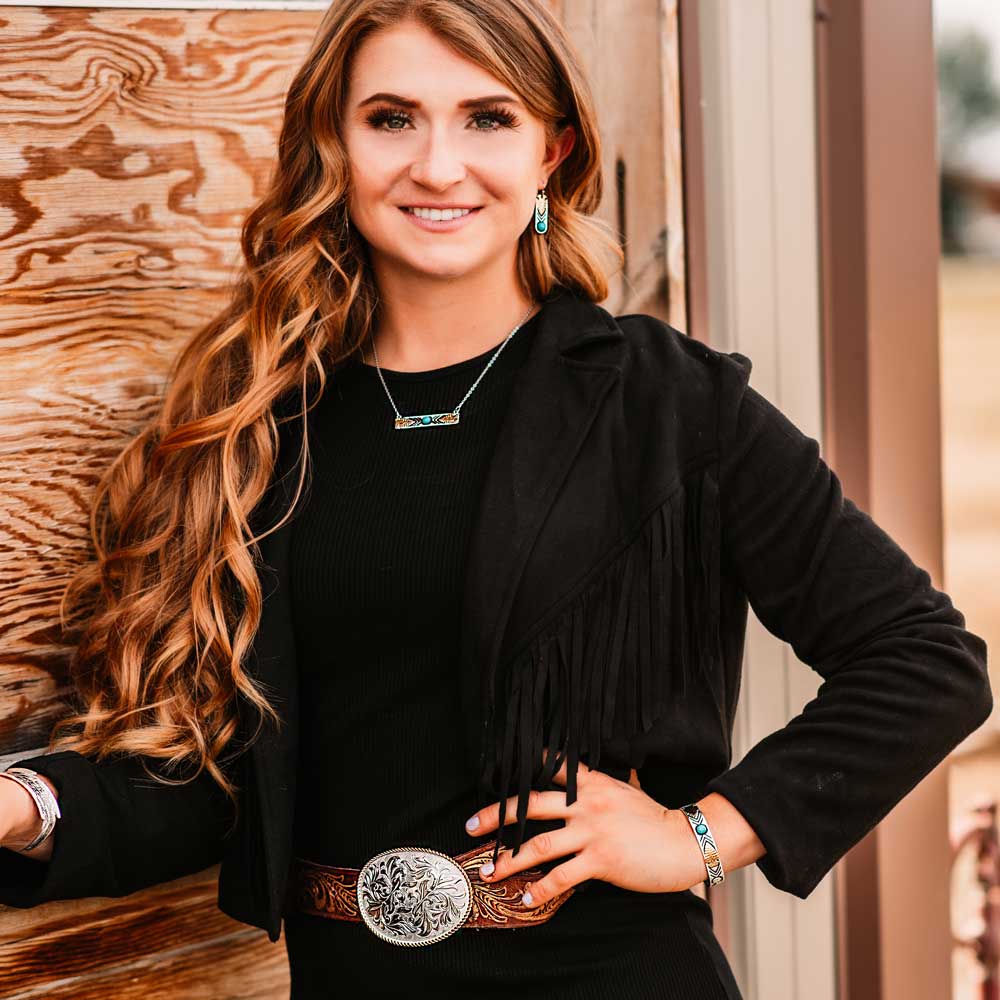 Montana Southwest Nights Arrowhead Turquoise Bracelet BC5392