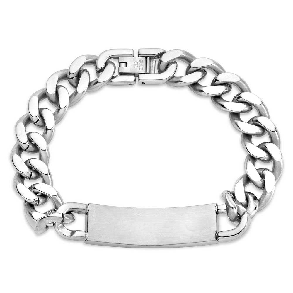Montana Devoted Faith Cross Cuban Link Bracelet BC5837