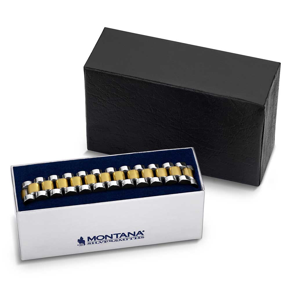 Montana Twin Steel Link Bracelet BC6519
