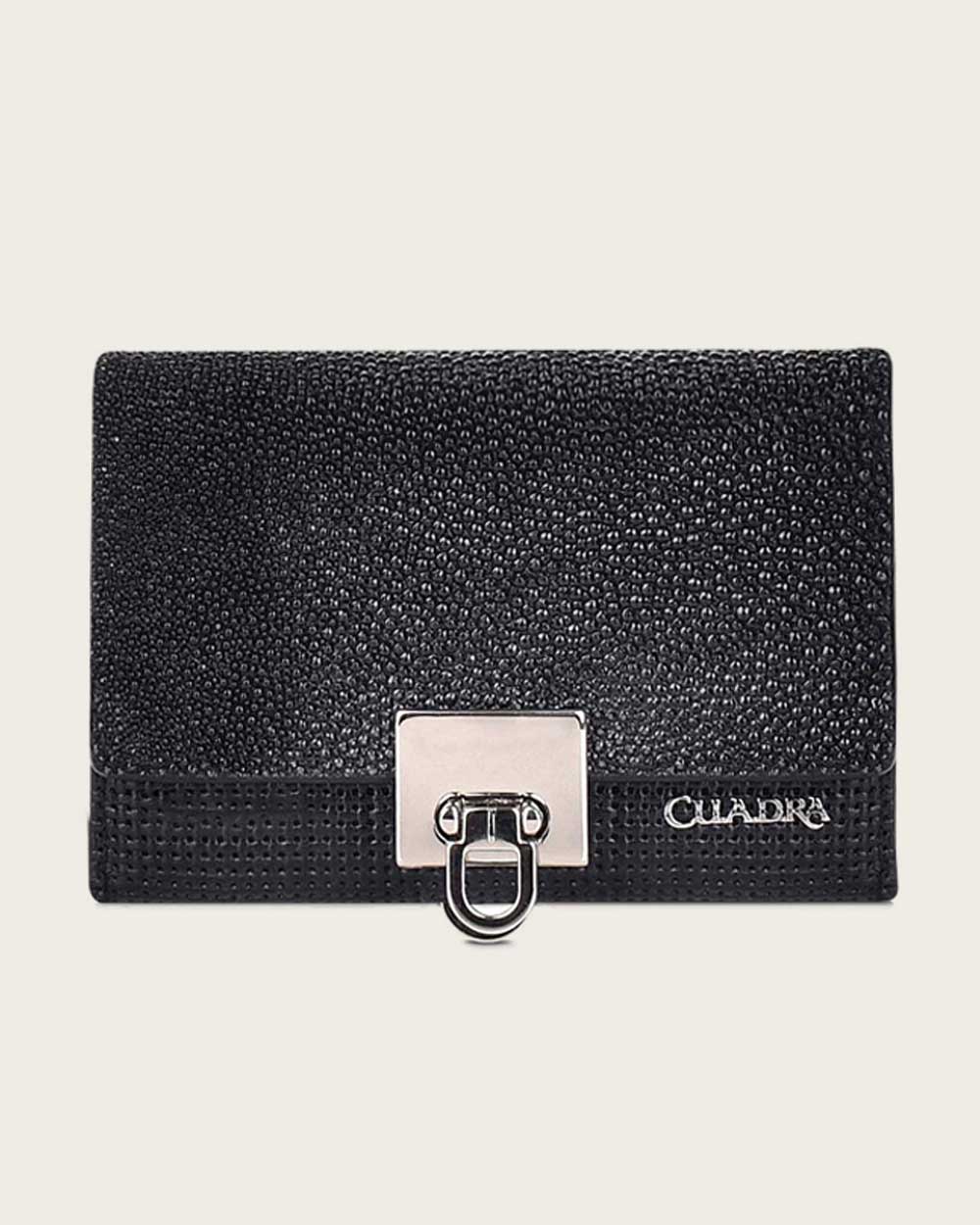 Cuadra Stingray Black Wallet DU337