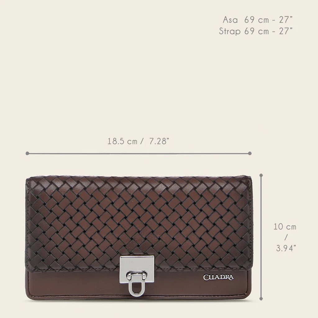 Cuadra Women's Brown Laser Wallet DU673