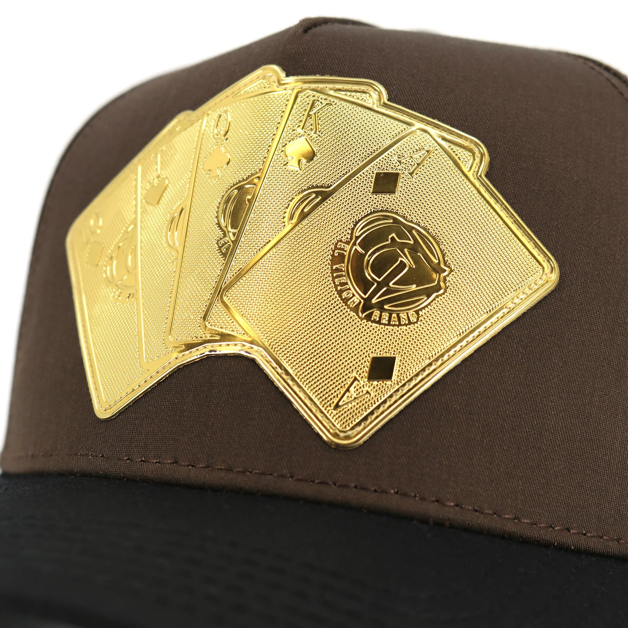 El Viejon Brand Baraja De Oro Brown AVC Hat