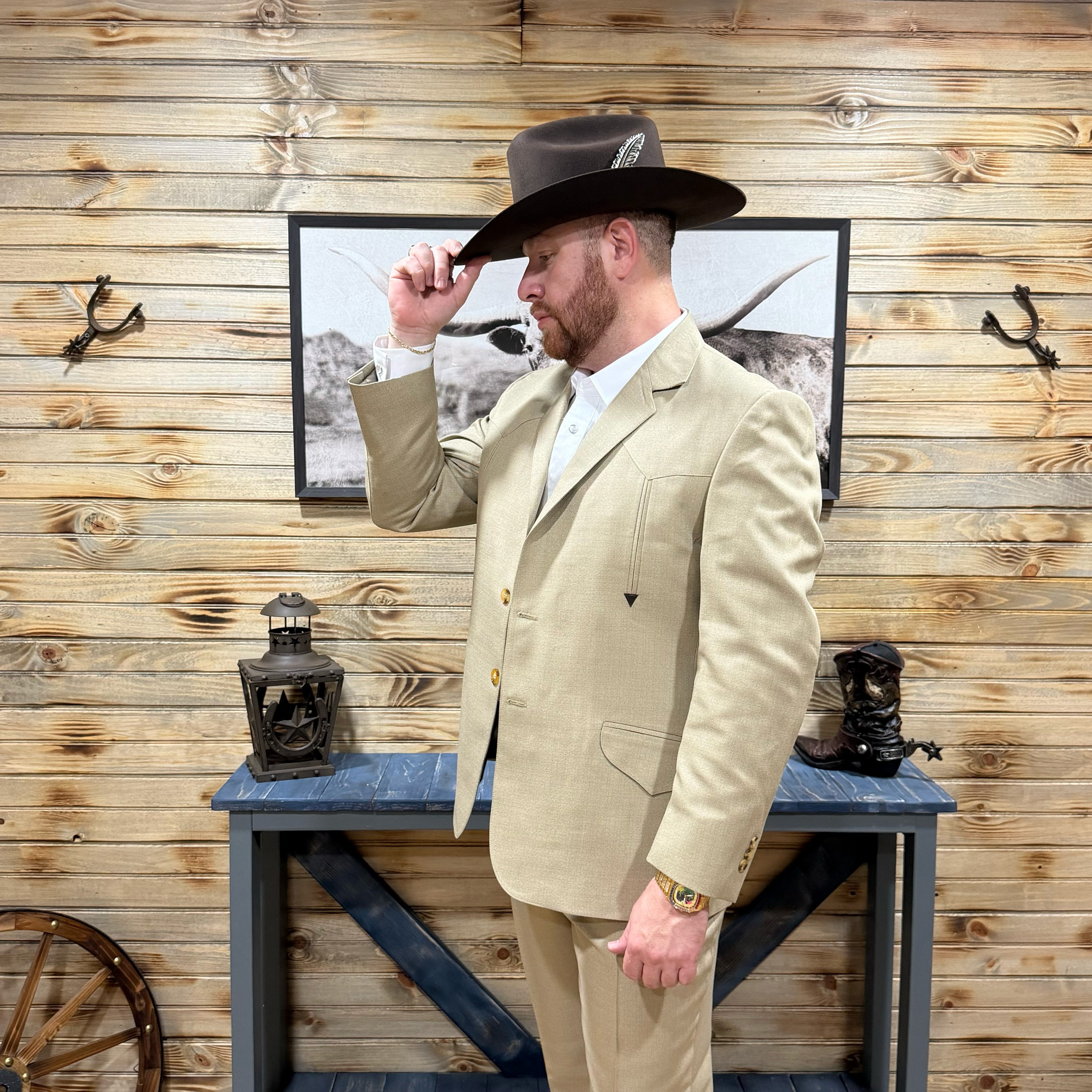Traje Vaquero Campirano TL02 - Khaki